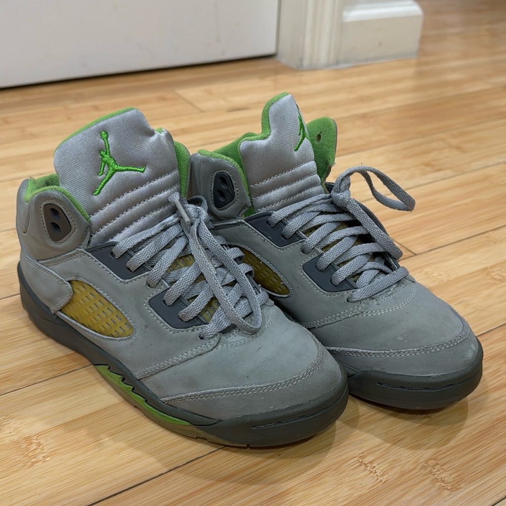 Original 2006 green bean jordan 5 size 3y